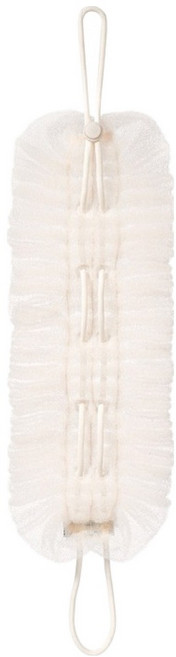 더자카 2in1 길이조절 등밀이 샤워볼 스트랩형, 베이지, 1개, 1개입