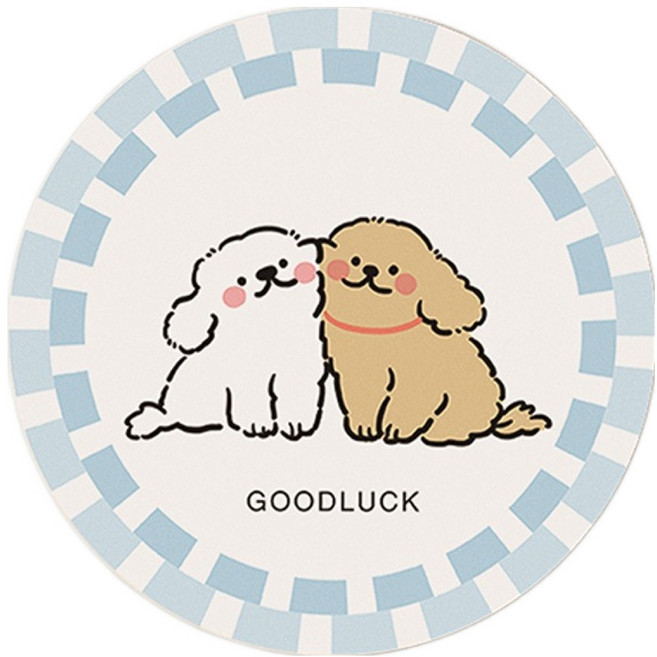 에어로 기분 좋아지는 홈카페 컵 매트, 10, 1개