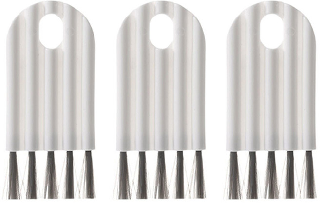 오브제크 다기능 틈새 청소 브러쉬, 화이트, 3개