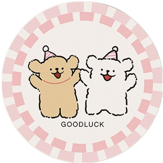 에어로 기분 좋아지는 홈카페 컵 매트, 8, 1개