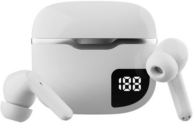 aiwa 愛華 真無線藍牙耳機, 白色, AT-C60A