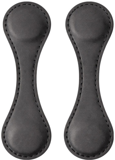 핸디랩 가죽 자석 책갈피, 블랙, 2개