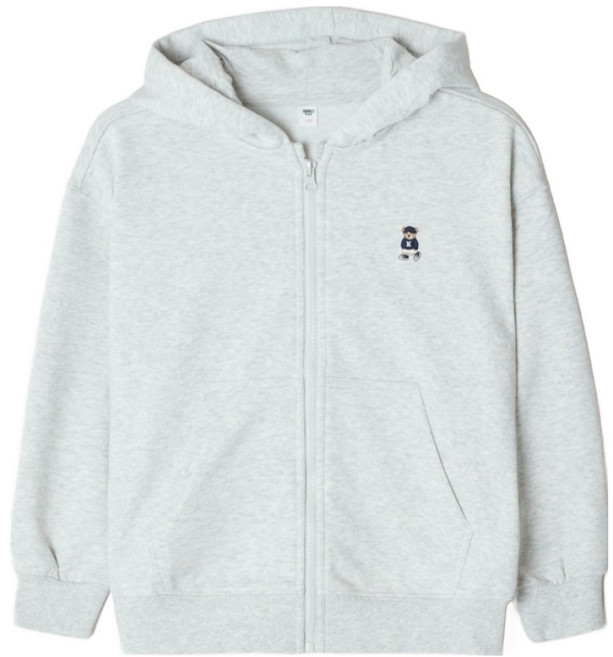 스파오 프렌치테리 쿠디 후드 집업