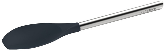 알텐바흐 소프트 엣지 실리콘 볶음 스푼, 그레이, 1개