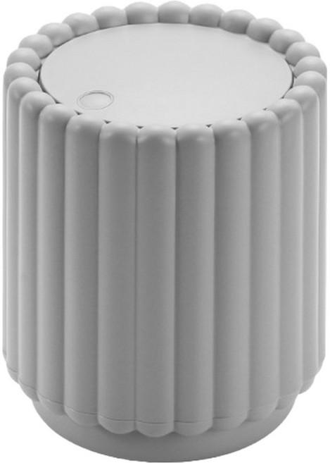 썬앤드림 파스텔 플리츠 미니 휴지통, 그레이