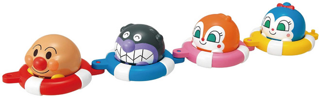 ANPANMAN 麵包超人 一起玩水吧！麵包超人洗澡玩樂組, 混和顏色, 1套