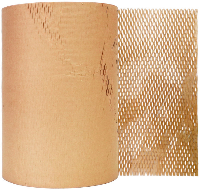 튼튼틈 벌집 허니 페이퍼롤 포장지 300mm x 250m TTTPR-30250BRW, Natural brown, 1개