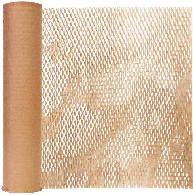 튼튼틈 벌집 허니 페이퍼롤 포장지 380mm x 30m TTTPR-3830BRW, Natural brown, 1개