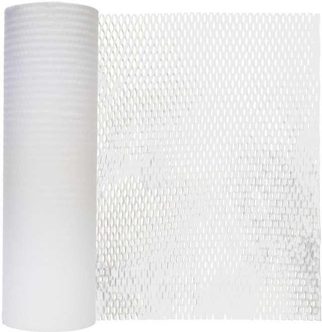 튼튼틈 벌집 허니 페이퍼롤 포장지 380mm x 80m TTTPR-3880W, White, 1개