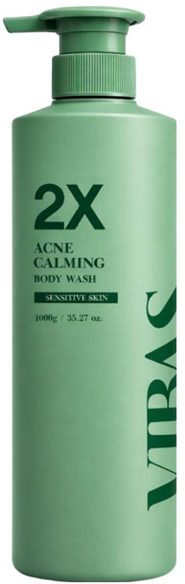 비바스 2X 아크네 카밍 여드름케어 약산성 바디워시, 1개, 1kg