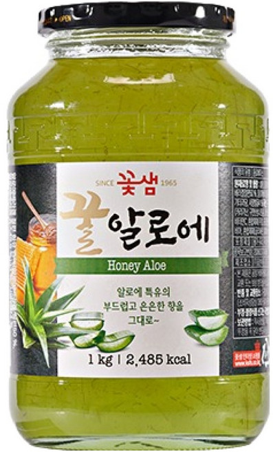 꽃샘 꿀알로에차 플러스, 1kg, 1개