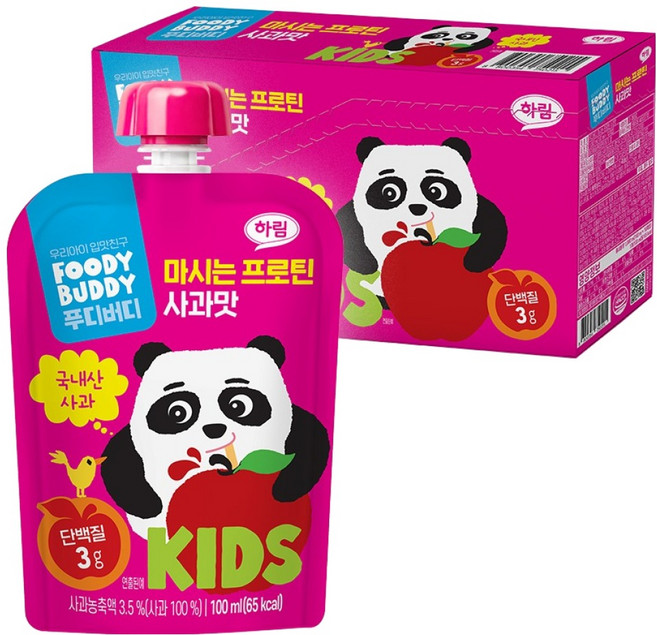 푸디버디 마시는 프로틴 사과맛, 10개, 100ml