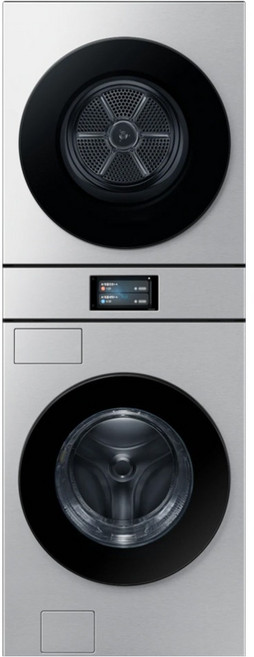 삼성전자 Bespoke AI 원바디 세탁기 + 건조기 세트 25kg 22kg 방문설치, WF90F25ABT (세탁기) , DV90F22ABT (건조기), 실버스틸