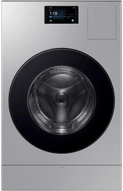 삼성전자 Bespoke AI 콤보 25kg + 18kg 방문설치, WD90F25AHT, 실버스틸