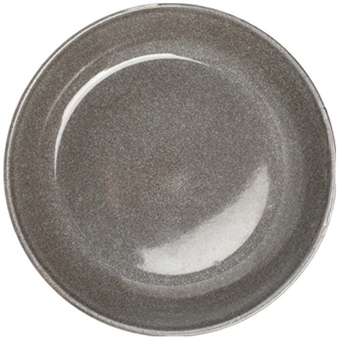 프렌치마르스 빈티지 크랙 유약 세라믹 요리 접시 MMM3710, 딥그레이, 1개