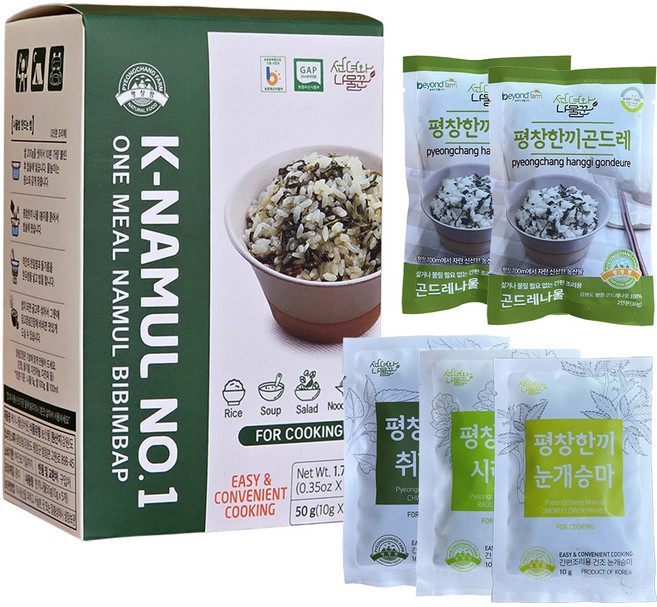 선녀와나물꾼 케이나물 넘버원, 50g, 1개