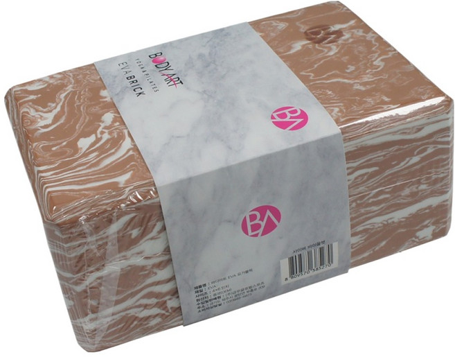 바디아트 EVA 요가블럭, 1개, 사이버 바이올렛