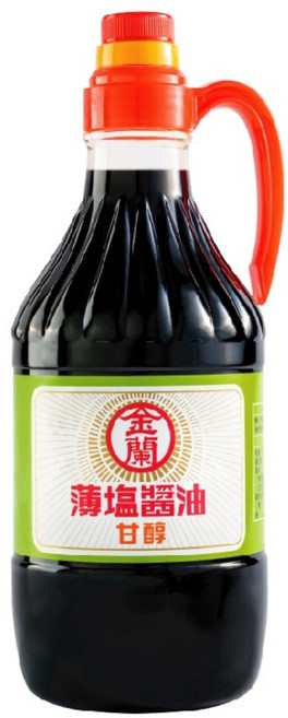 KIMLAN 金蘭 甘醇薄鹽醬油, 1個, 1.5L