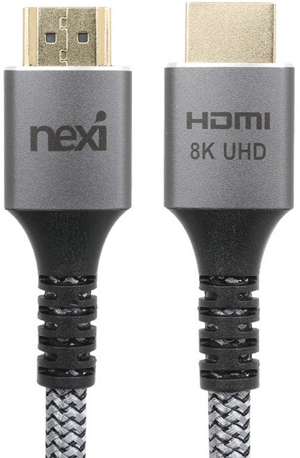 넥시 HDMI v2.1 8K 초고속 케이블 NX-HDMI21-UT, 1개, 0.5m