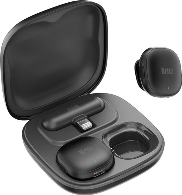 브리츠 와이어리스 무선 핀마이크, 블랙, BZ-DualM2