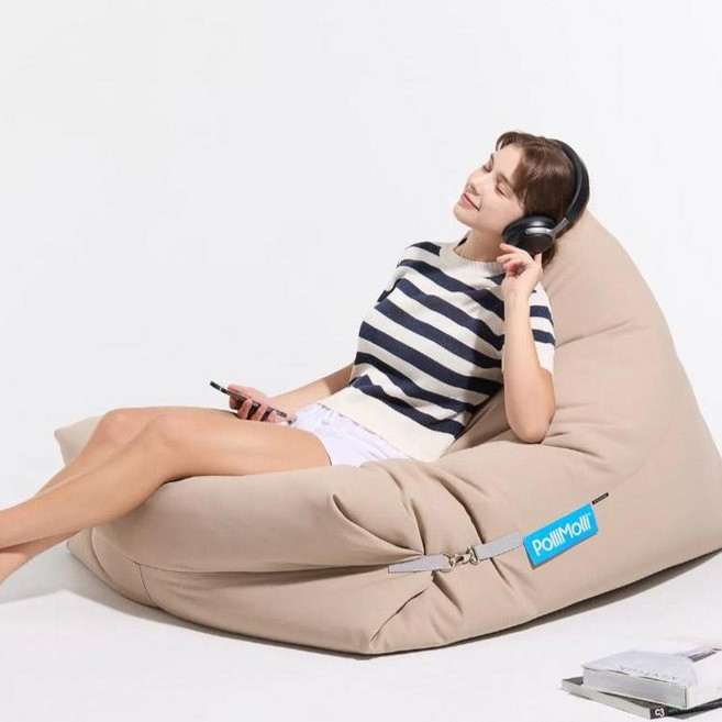 폴리몰리 애니웨어 빈백 소파 701P, 아몬드 베이지