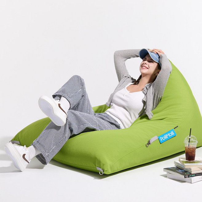 폴리몰리 애니웨어 빈백 소파 701P, 애플 그린