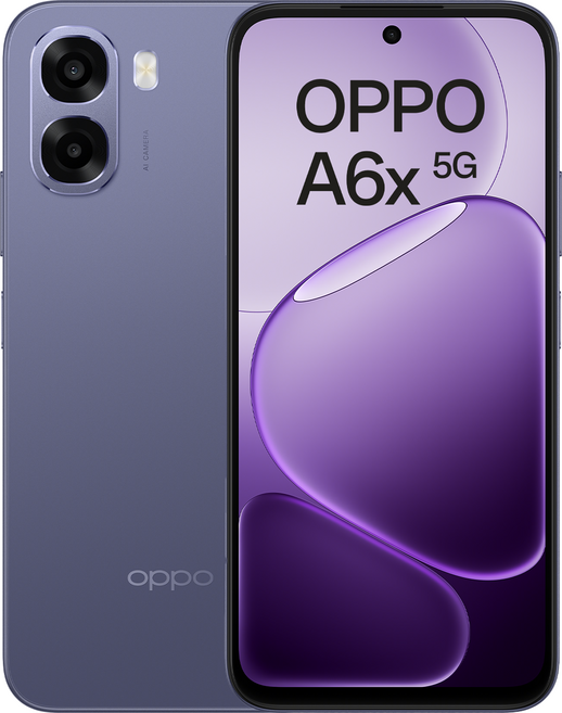 OPPO A6x 5G 行動電話 CPH2783 4GB, 莓果紫, 128GB