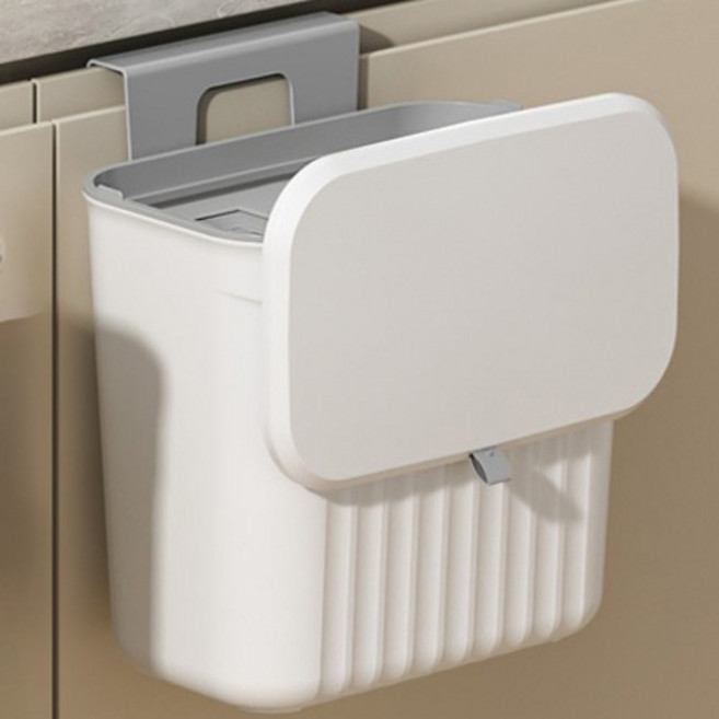 모아픽 걸이형 주방 미니 쓰레기통, 화이트
