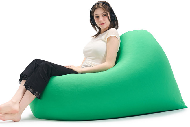 폴리몰리 1인용 스판 빈백 그랜드 LT201, 보타닉 그린