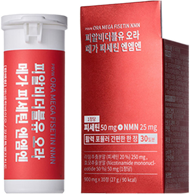 피알비더블유오라 메가 피세틴 엔엠엔 27g, 1개