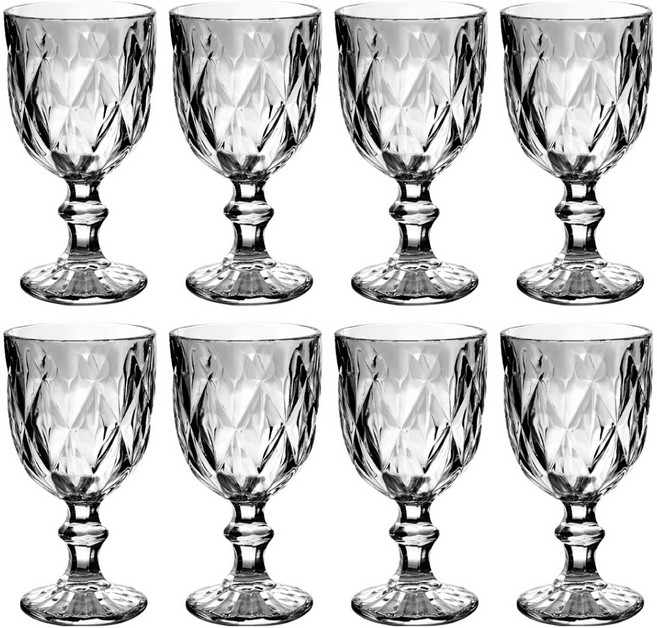 발룬피니 크리스탈 프린스 고블렛잔 270ml, 8개