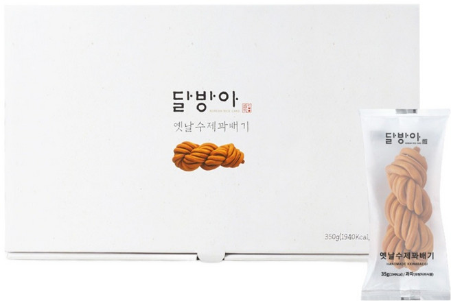 달방아 옛날 수제꽈배기 10p, 350g, 1개