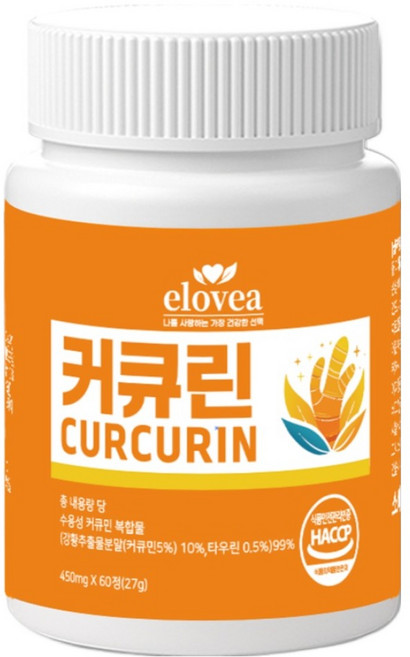 엘로비아 수용성 커큐민 27g, 1개, 60정