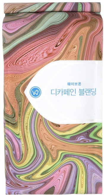 웨이브온커피 디카페인 블랜드 원두, 1개, 1kg, 홀빈(분쇄안함)