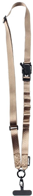 디멜디 여성용 버클형 길이조절 휴대폰 크로스 스트랩 150cm, 골드, 1개