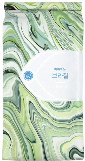 Waveon Coffee 巴西坎波阿雷格爾咖啡豆, 全豆(未研磨), 1個