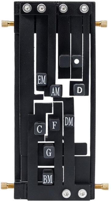 숨뮤직 기타코드 보조기 입문자 코드 체인 손가락 연습도구 A타입 블랙, 1개