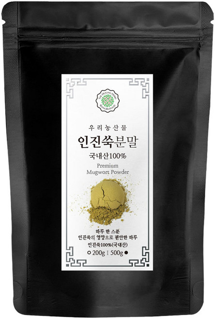 聖寶食品 韓國產茵陳蒿粉, 500g, 1個