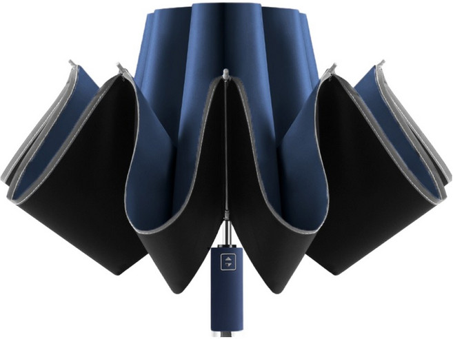 준성 심플 거꾸로 3단 자동 암막 양우산