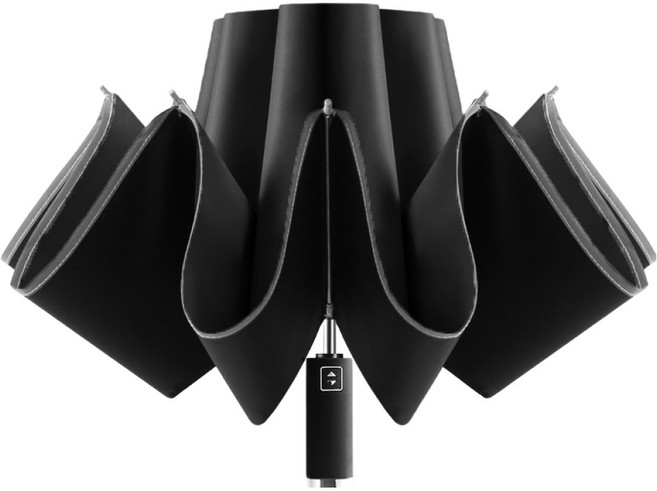 준성 심플 거꾸로 3단 자동 암막 양우산