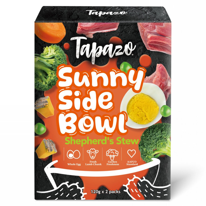 Tapazo 特百滋 主廚捏捏蛋 離乳後全齡犬用 餐包 3 慢燉南瓜羊, 240g, 1個, 鮮雞蛋 + 雞高湯 + 鮮羊肉 + 南瓜
