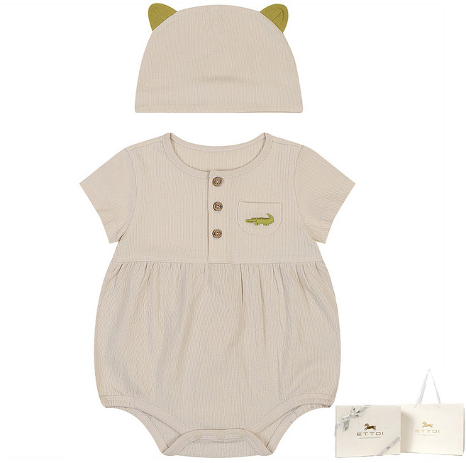 에뜨와 유아용 콜린 반소 바디수트 + 포장 + 쇼핑백 선물세트