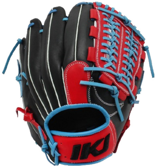 인코자바 올라운드 글러브 우투용 GR BP-5(BK/RD)26, BLACK + RED, 1개