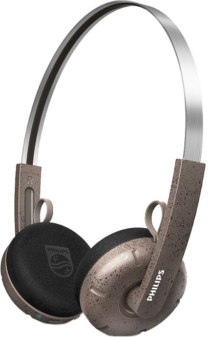 필립스 Ringo 레트로 오픈형 무선 블루투스 헤드폰 40mm, BROWN, TAH2000BN
