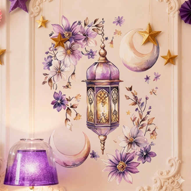 골드픽 축제 판타지 벽 장식 스티커, 타입 13