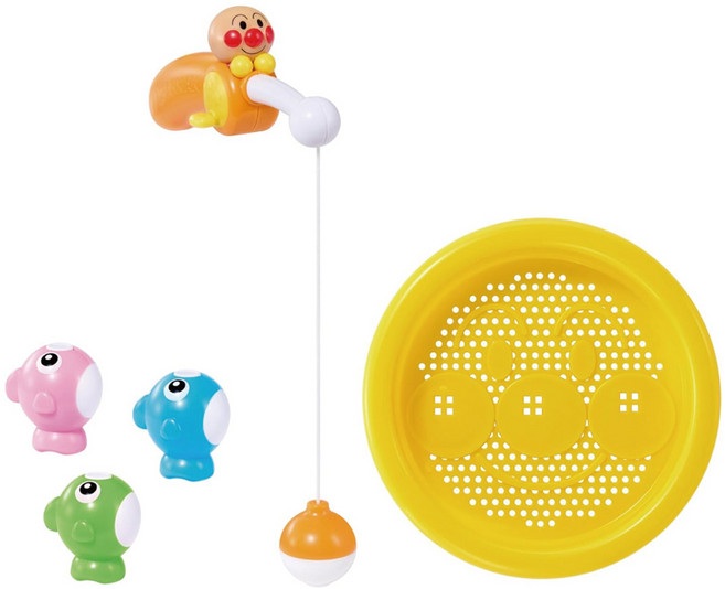 ANPANMAN 麵包超人 洗澡釣魚樂, 混和顏色, 1套