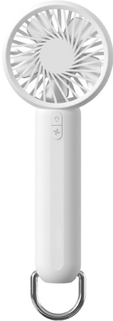쿨린 미니라이트 핸디형 미니 휴대용 선풍기, CL-167, 화이트