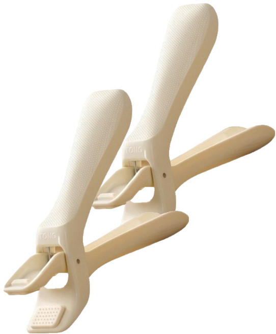 메리뉴 실리콘 안티스칼드 주방 그릇 집게, 2개