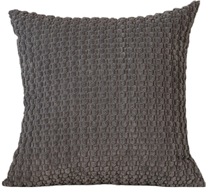 코다치프 버블 엠보 쿠션 베개커버 소파쿠션, 차콜그레이(베개커버 + 베개솜)