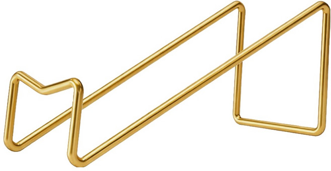 모더노바 심플 디자인 와인 랙 ONESIZE 19.5 x 7.7 x 7.5 cm BRP3493, 골드, 1개